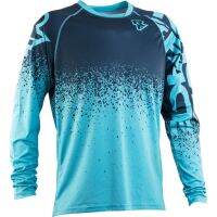 2021 Spring and Summer Mountain Bike Quick-drying Breathable Cycling Jersey Sportswear Long-sleeved Men