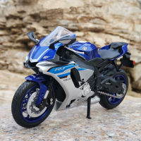 1:12 Yamah YZF R1แข่งรถจักรยานยนต์รุ่นจำลองโลหะผสมรถจักรยานยนต์รุ่นด้วยเสียงและแสงคอลเลกชันเด็กของขวัญ