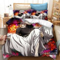 【hot】۞✚ phechion Anime Ghoul Print Set Duvet Covers Pillowcases Piece Comforter Sets Bedclothes Bed K475