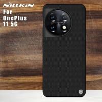 สำหรับ เคสOnePlus 11 5G Nillkin เคสไนล่อนไฟเบอร์ TPU + PC สีทึบฝาครอบป้องกันพอดี6.7นิ้ว