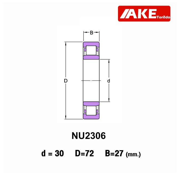 nu2306-nu2310-ตลับลูกปืนเม็ดทรงกระบอก-cylindrical-roller-bearings-nu-2306-nu-2310-จำหน่ายโดย-ake-tor-do