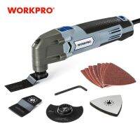 WORKPRO อุปกรณ์เลื่อยเครื่องตัดแต่งผมไฟฟ้า220V สำหรับงานไม้300W ไฟฟ้าบ้าน DIY เครื่องเล็มต้นไม้หลายชิ้น