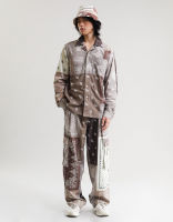 [MOO 10/22] Paisley cargo pants กางเกงผู้ชาย ขายาว ทรงคาร์โก้ ตัดต่อลายเพสลีย์