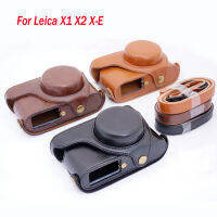 กระเป๋ากล้องไมโครขนาดเล็กแบบพกพาสำหรับ Leica X1 XE X2 X-2 Typ102เคสกล้องดิจิทัลอุปกรณ์สวมครอบพร้อมสายคล้องไหล่