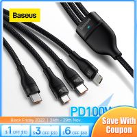 yqcx001 sell well - / Baseus 3 in 1 USB C Cable PD20W 100W QC18W Phone Charger Cable Micro USB Type C Cable for iPhone 13 12 Samsung Xiaomi HUAWEI