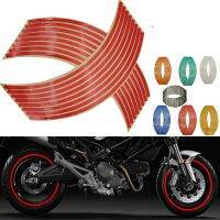 16Pcs Universal Waterproof Motorcycle Wheel Rim Reflective Stickers Moto Auto Decal For Honda NC700X nc 700s 700 x PCX 125 150 Decals  Emblems