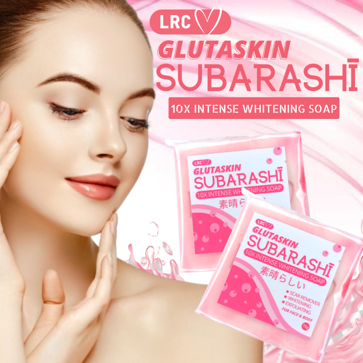 SUBARASHI SOAP 10x Intense Whitening Soap Safe for Kids, Pregnant