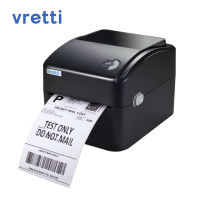 VRETTI 420B USB Port Direct Thermal Shipping Label Printer Barcode Sticker Printer For Thermal Paper 4×6 Shipping Label Printer Fax Paper Rolls