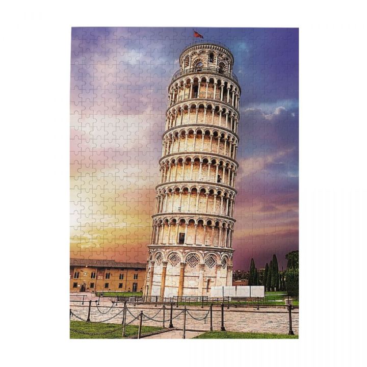 turm-von-pisa-wooden-jigsaw-puzzle-500-pieces-educational-toy-painting-art-decor-decompression-toys-500pcs