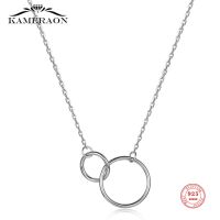 [COD] Necklace 925 MInimalist Round Pendant Necklaces Jewelry for Accessories Wholesale