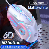 「RS Store」Luminous Gaming Mouse Pretty Mechanical Mouse Fantastic Computer Wired Mouse