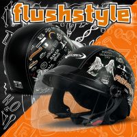 หมวกกันน็อคครึ่งใบ V-TECH Helmet รุ่น FLUSHSTYLE 1016 (สำหรับผู้ใหญ่))