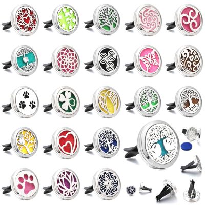 New Aromatherapy Diffuser Car Clip of Necklace Air Freshener Perfume Lockets Pendants