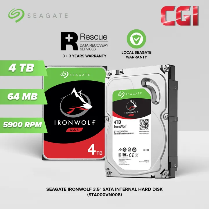 Seagate IronWolf 4TB 3.5