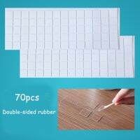 70PCS Acrylic Waterproof Transparent Double-sided Adhesive Traceless Rubber Sticker Wall Jewelry Photo Frame Mirror Solid Glue