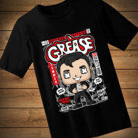 #041 เสื้อยืดลายการ์ตูน GREASE เสื้อยืดสีดำ เสื้อใส่เล่น เสื้อยืด เสื้อคอกลม ใส่สบาย เสื้อสกรีน เสื้อสั่งทำ เสื้อยืดแขนสั้น เสื้อเท่