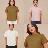 เสื้อลินินแขนสั้น ผ้าลินินแท้ 100%  - 3 สี ทำจากผ้าลินินเส้นใยธรรมชาติแท้ 100% ให้สัมผัสเบาสบายไม่ร้อน