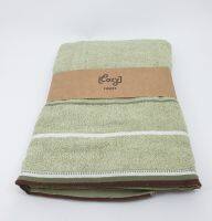 G.House-COZY ผ้าขนหนู รุ่น GTL004-GN ขนาด 70x140 ซม. สีเขียวร้านค้าจัดส่งเร็ว