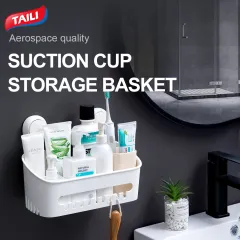 TAILI Bathroom Shower Caddy with 2 Suction Cups- Shower Corner