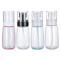 【hot】 1PC 100/60ml Plastic Spray Bottle Refillable Transparent Perfume Containers Wholesale