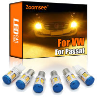 Zoomsee Canbus สำหรับ VW Passat B5 B6 B7 CC ซีดานตัวแปร1997-2014ไม่มีไฮเปอร์แฟลชข้อผิดพลาดอัตโนมัติ LED เลี้ยวไฟแสดงสถานะหลอดไฟ