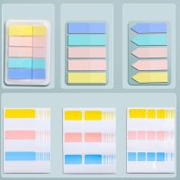 DCITZ สติกเกอร์ติดแพลนเนอร์สิ่งที่ต้องทำที่คั่นแบบสีสี Morandi กันน้ำดัชนีกระดาษแปะโน๊ตแผ่นบันทึกความจำ