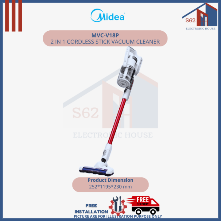 Midea MVCV18P 2 In 1 Cordless Stick Vacuum Cleaner Lazada Singapore