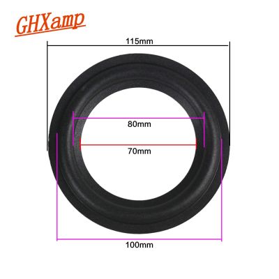 ‘；【-【 GHXAMP 4.5 Inch 115Mm Speaker Repair Woofer Speaker Foam Surround Repair Kit Accessories DIY Ring Circle 2PCS