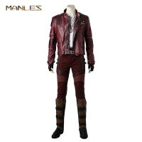 【JH】 Star-Lord Costume Movie Guardians of the Vol. 2 Leather Jacket Pants Set