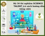 Bộ 50 thí nghiệm SCIENCE TALENT có sách hướng dẫn tiếng việt