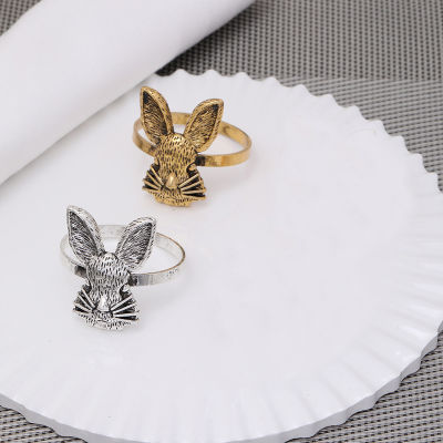 12ชิ้นวงแหวนเก็บม้วนผ้าหูกระต่าย S ที่ใส่วงแหวนเก็บม้วนผ้าโลหะผ้าเช็ดปากแหวนปลอกใส่ผ้าเช็ดปากกระต่ายอีสเตอร์แบบชนบทสำหรับงานเลี้ยงกระต่ายหูวงแหวนเก็บม้วนผ้า S ที่ใส่วงแหวนเก็บม้วนผ้าสำหรับโต๊ะรับประทานอาหาร