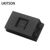 Black Color RJ45 Frame Bracket Module For CAT6 7 8 LAN Internet Insert Jack Keystone Plug With Cover Door