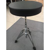 เก้าอี้กลอง Drum Stool เบาะหนัง ทรงกลม ขาโครเมี่ยม