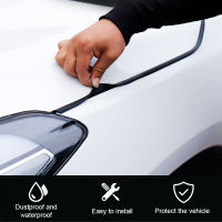 4M Car Hood Sealing Strip Noise insulation Z Type Rubber Engine Cover Trim Edge Weatherstrip Sealant Band Auto Protector Seal