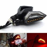 Universal motorcycle turn signal light flowing water LED flash for Kawasaki ZZR600 ZX6R ZX636R ZX6RR ZX9R ZX10R Z1000 ZX12R VERS