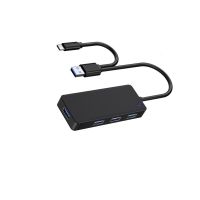 【▤】 Rehmans store. USB 3.0 Hub, 4พอร์ต Ultra-Slim Data USB Hub พร้อมสาย USB 2ทาง Type-C USB 3.0