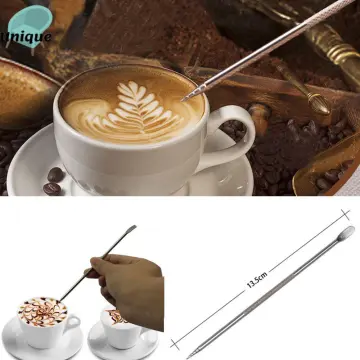 Latte Art Electrical Drawing Pen Coffee Carving Pen Coffee Stencils Cake  Spice Cappuccino Decoration Pen Baking Coffee Stencils