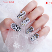 【Flash Sale】 สติกเกอร์เล็บแกะสลักแบบ5D รูปดอกไม้เครื่องมือตกแต่งเล็บเครื่องมือ DIY