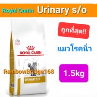 Royal Canin Urinary S / O 1.5kg โรยัลคานิน อาหารแมวโรคนิ่ว นิ่วแมว ถุงขนาด 1.5 กิโลกรัม