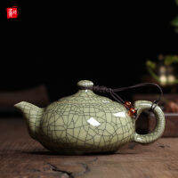 Crackle 170ml Glaze Brother Kiln Longquan Celadon Exquisite Teapot Zisha Ceramics Arts yixing Clay Antique Porcelain Tea set