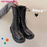 Agafgadf Botas Femininas De Moda สตรีทสไตล์ Nova Versão Coreana Mais Veludo Retrão Nicas Grossas Finas Outono