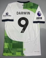 (Player) เสื้อบอล ทีมลิเวอร์พูลเยือนเขียว เกรดนักเตะ ปี 2023/2024 ชื่อเบอร์ DARWIN 9 อามพรีเมียร์ลีค NOROOMFORRACISM EXPEDIA