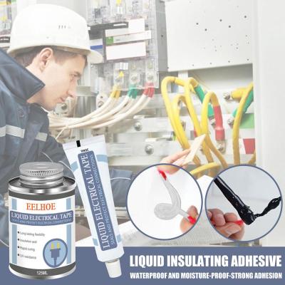 125/50ML Liquid Insulating High Temperature Glue Waterproof Anti UV Lamp Board Insulation Electrical Sealant Liquid Tape Paste Adhesives  Tape