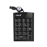 คีย์บอร์ดแป้นตัวเลข คีบอร์ด SUPER SLIM MINI KEYPAD OKER OE-2017  คีย์ตัวเลข OKER ของแท้ 100% (okerhome) คีย์บอร์ดตัวเลข แป้นตัวเลข คีย์บอร์ด