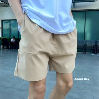 Aboutboy กางเกงขาสั้นผู้ชาย เอวยางยืด มี 3 สี