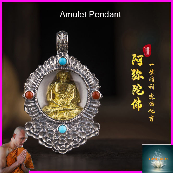 feng-shui-zodiac-year-of-the-rabbit-pendant-s925-sterling-silver-men-s-and-women-s-lucky-amulet-pendant-ไม่จางหายไปเพื่อสร้างความมั่งคั่งและตอบสนองความปรารถนา