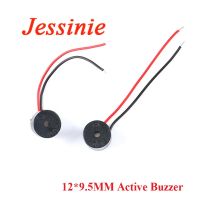 ✽ 5PCS Electromagnetic Active Buzzer 12V 12x9.5MM Speaker alarm loudspeaker With Cable