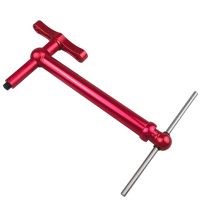 1 Piece Road Bike Professional Derailleur Hitch Bike Alignment Range Tool Red