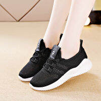 Flying Weaving Cloth Shoes Womens 2022 Summer Breathable Student Sports White Shoes Ins Running Casual Shoes Flying Weaving 1938