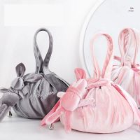 【jw】♦♦  Fashion Round Makeup Drawstring Make Up Organizer Female Storage Toiletry